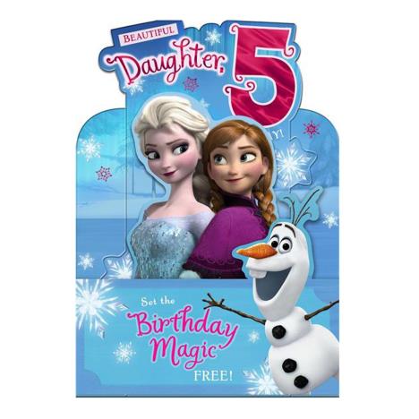 Daughter Disney Frozen 5th Birthday Card £3.50